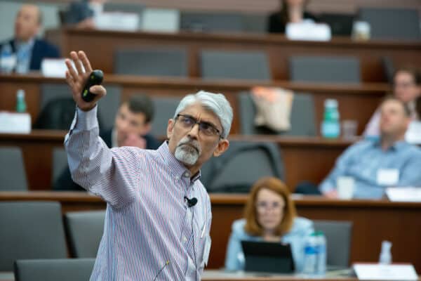 Faculty host panels, give keynotes and interact with students and alumni